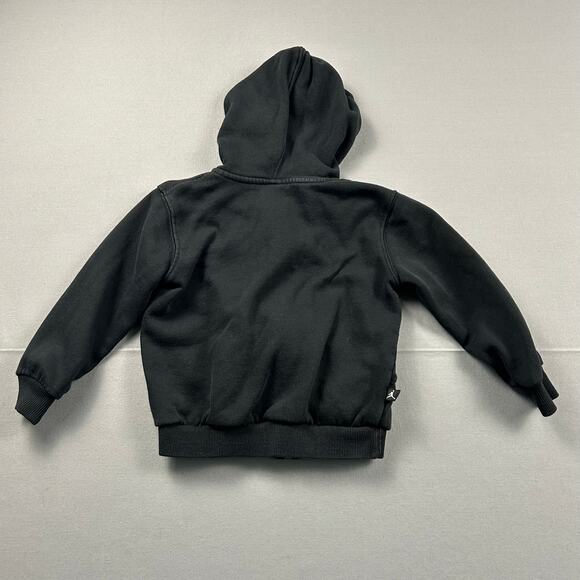 Jordan Zip Up Hoodie Kids Boys 4T Nike Sweatshirt Black Gold White Jumpman 23 - Picture 5 of 6
